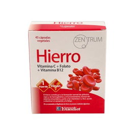 ZENTRUM Hierro 45 cápsulas