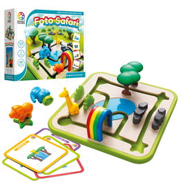 Smart Games Foto Safari SG042ES Juego de Lógica y Puzzles para Niños a partir de 3 Años