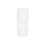 DKD Home Decor Macetero Magnesia Rugoso Blanco Roto 38x38x91 cm