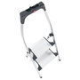 Hailo K100 TopLine Escalera de tijera de 2 peldaños