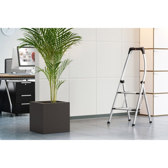 Hailo K100 TopLine Escalera de tijera de 2 peldaños Hailo K100 TopLine Escalera de tijera de 2 peldaños
