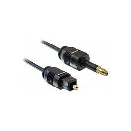 DeLOCK Cable de audio óptico Toslink a Mini-TOSLINK 3,5 mm, 1 m