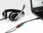 Equip Cable divisor de audio 147943, 1,5 m, 2 x 3,5 mm Hembra a 3,5 mm Macho, Negro