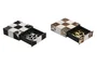 DKD Home Decor Set de Juego Tic Tac Toe Joyero de 2 Piezas