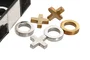 DKD Home Decor Set de Juego Tic Tac Toe Joyero de 2 Piezas