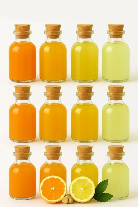 Hermia Tu-12L Juego de 12 Botellas de Vidrio 50 ml Transparentes Hermia Tu-12L Juego de 12 Botellas de Vidrio 50 ml Transparentes
