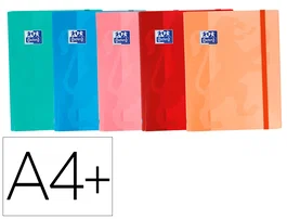 Oxford Carpeta de Gomas DIN A4+ con Solapas, Tapa Extradura, Colores Tendencia Surtidos