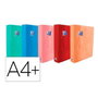 Oxford Carpeta School DIN A4+ con solapas y tapa extra dura, colores surtidos