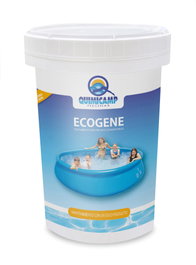 QUMICAMP Cloro Ecogene 1L para tratamiento de piscina desmontable