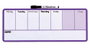 Nobo Planificador Semanal Magnético Violeta 140x360 mm
