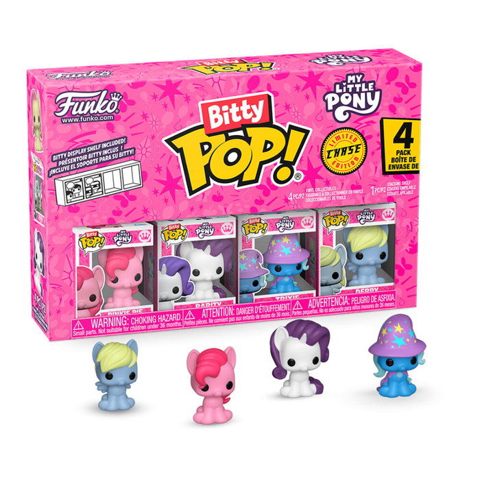 Funko Pack de 4 Figuras Bitty POP! My Little Pony Pinkie Pie