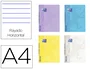 Oxford Libreta Grapada OpenFlex Tapa Plástico DIN A4+ 48 Hojas Horizontal Colores Pastel Surtidos