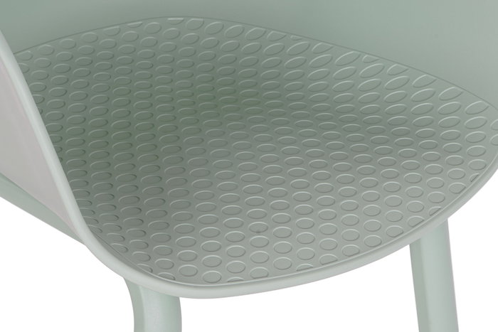 DKD Home Decor Silla PP Metal Verde Menta