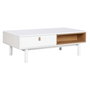 DKD Home Decor Mesa Centro Urban Blanco Natural MDF 120x60x40 cm