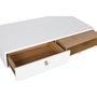 DKD Home Decor Mesa Centro Urban Blanco Natural MDF 120x60x40 cm