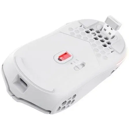 Trust Gaming Ratón Gaming Inalámbrico GXT 929 Helox Blanco Batería Recargable Hasta 4800 DPI