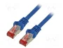 GOOBAY Patch cord Cat 6 S/FTP 10m azul