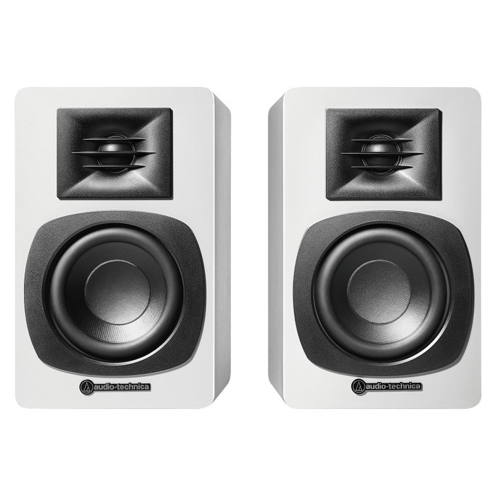 Audio-Technica AT-SP3X Altavoces activos de estantería Bluetooth, Blanco Audio-Technica AT-SP3X Altavoces activos de estantería Bluetooth, Blanco