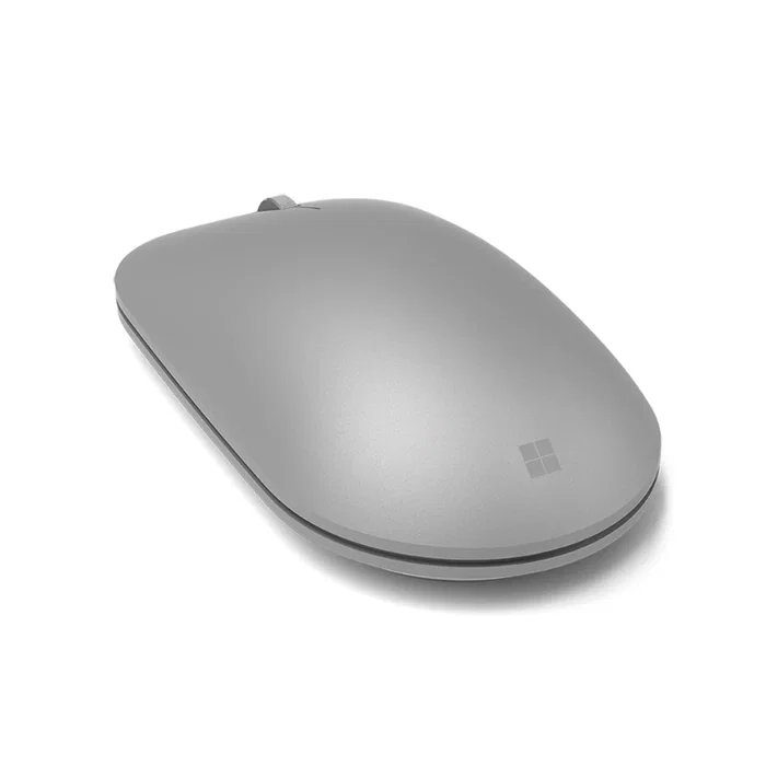 Microsoft Surface Ratón Bluetooth Láser Ambidiestro para Oficina, Gris, Alcance 15m, Batería AAA, ws3-00006