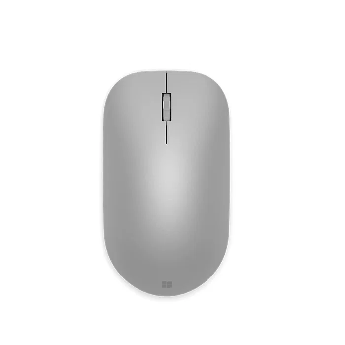 Microsoft Surface Ratón Bluetooth Láser Ambidiestro para Oficina, Gris, Alcance 15m, Batería AAA, ws3-00006