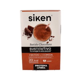 SIKEN Batido Sustitutivo Chocolate 6 Sobres