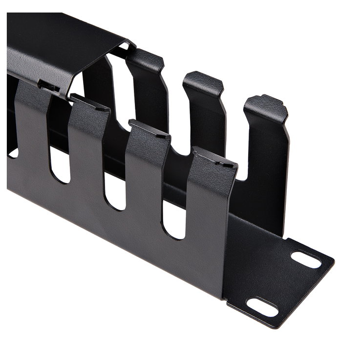 StarTech Panel de Gestión de Cables 1U / Canaleta para Rack Server - STARTECH.COM 1 HE 19 Zoll, Negro, Acero, Incluye Tornillos StarTech Panel de Gestión de Cables 1U / Canaleta para Rack Server - STARTECH.COM 1 HE 19 Zoll, Negro, Acero, Incluye Tornillos