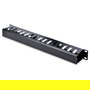 StarTech Panel de Gestión de Cables 1U / Canaleta para Rack Server - STARTECH.COM 1 HE 19 Zoll, Negro, Acero, Incluye Tornillos