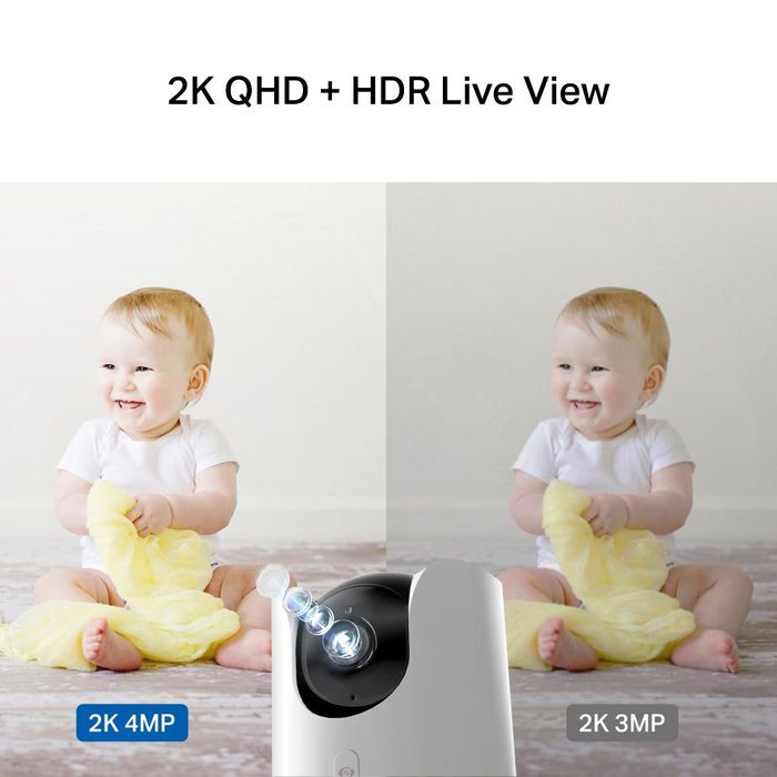 TP-LINK Cámara de vigilancia C225 Tapo, WiFi, interior, blanca