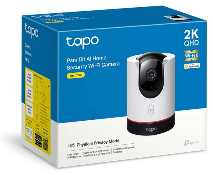 TP-Link Tapo C225 Cámara de Seguridad Wi-Fi 2K QHD
