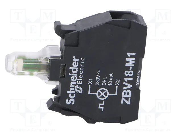 SCHNEIDER ELECTRIC Elemento iluminador Harmony XB4 Blanco 22mm