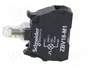 SCHNEIDER ELECTRIC Elemento iluminador Harmony XB4 Blanco 22mm