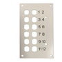 EFB Elektronik EFB Hutschienenbox Frontblende leer fr 12x ST-Simplex 53705.5V2B Gris