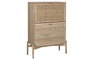 DKD Home Decor Zapatero Abeto Ratán Natural