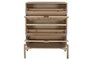 DKD Home Decor Zapatero Abeto Ratán Natural