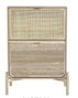 DKD Home Decor Zapatero Abeto Ratán Natural
