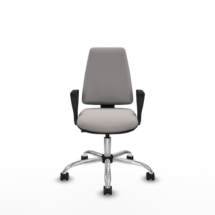 PIQUERAS Y CRESPO Silla de oficina Elche Blanca con Brazos Fijos PIQUERAS Y CRESPO Silla de oficina Elche Blanca con Brazos Fijos