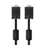 Nanocable Cable SVGA con Ferrita HDB15 Macho a HDB15 Macho, 6m, Negro