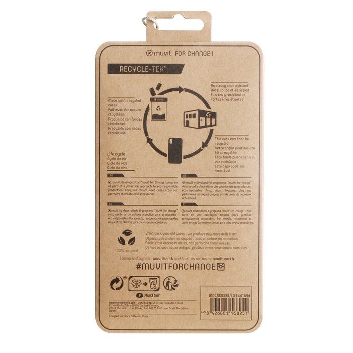 Muvit Funda Recycletek para Apple iPhone 14 Pro Transparente Muvit Funda Recycletek para Apple iPhone 14 Pro Transparente