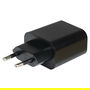 Inter-Tech Cargador USB-C 20W PD-2020 Negro Carga Rápida PD/QC 3.0