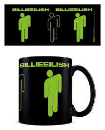 Billie Eilish Taza Stickman Black