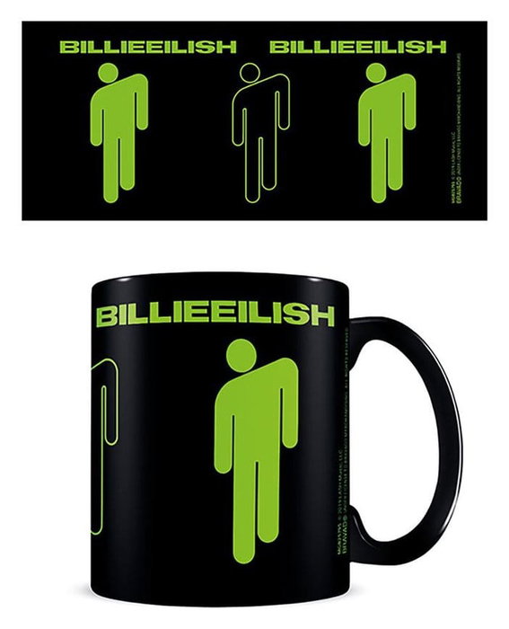Billie Eilish Taza Stickman Black Billie Eilish Taza Stickman Black