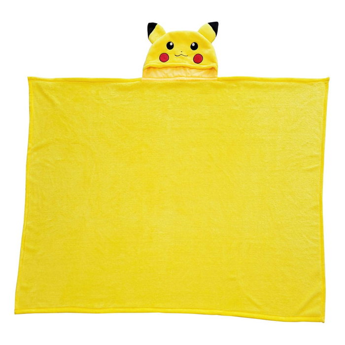 Pokémon Coral Manta con capucha Pikachu 120 x 150 cm