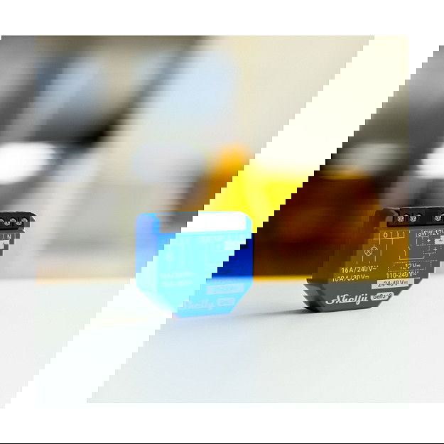 Shelly Relais 1 Gen3 max 16A WLAN BT Interruptor Inteligente Inalámbrico