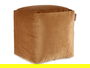 Giftdecor Puff Cuadrado Terciopelo Beige 30x30 cm (Set de 4)
