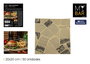 My Bar - Papel antigrasa de color kraft, tamaño 20 x 20 cm, paquete de 50 pliegos (24 Unidades)