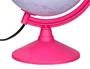 Liderpapel Globo Terraqueo Físico y Político con Luz Diámetro 20 cm Color Rosa