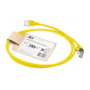 ACT Latiguillo CAT6A Slimline S/FTP LSZH Amarillo 1 m