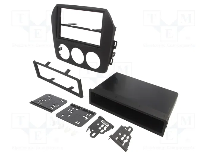 ACV Bastidor de montaje de radio para Mazda MX-5 Miata (NC Facelift) 2008->, 2 DIN, Negro ACV Bastidor de montaje de radio para Mazda MX-5 Miata (NC Facelift) 2008->, 2 DIN, Negro