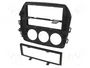 ACV Bastidor de montaje de radio para Mazda MX-5 Miata (NC Facelift) 2008->, 2 DIN, Negro