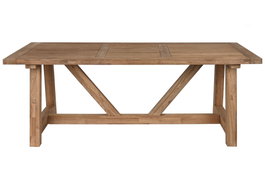 DKD Home Decor Mesa Comedor Indonesia 1c24 Teca Natural 200 x 100 x 75 cm